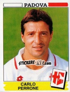 Sticker Carlo Perrone - Calciatori 1994-1995 - Panini