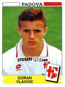 Sticker Goran Vlaovic - Calciatori 1994-1995 - Panini