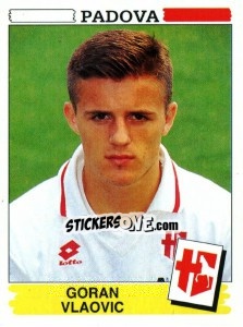 Figurina Goran Vlaovic - Calciatori 1994-1995 - Panini