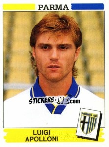 Sticker Luigi Apolloni - Calciatori 1994-1995 - Panini