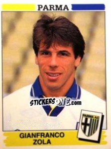 Sticker Gianfranco Zola - Calciatori 1994-1995 - Panini