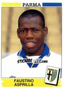 Sticker Faustino Asprilla - Calciatori 1994-1995 - Panini