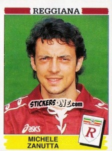 Sticker Michele Zanutta - Calciatori 1994-1995 - Panini