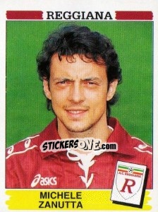 Sticker Michele Zanutta - Calciatori 1994-1995 n. 285 - Panini