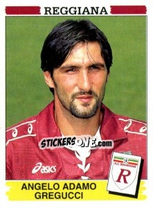 Sticker Angelo Adamo Gregucci - Calciatori 1994-1995 - Panini