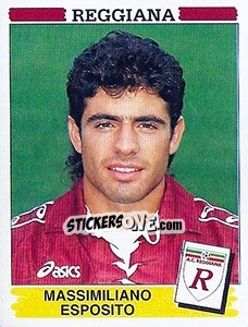 Sticker Massimiliano Esposito - Calciatori 1994-1995 n. 291 - Panini