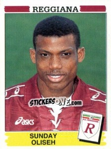 Sticker Sunday Oliseh - Calciatori 1994-1995 n. 292 - Panini