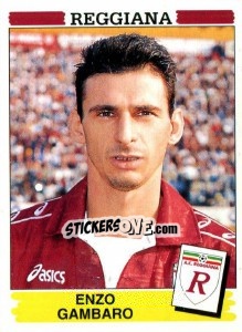 Sticker Enzo Gambaro - Calciatori 1994-1995 - Panini
