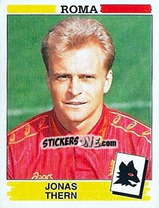 Sticker Jonas Thern - Calciatori 1994-1995 - Panini