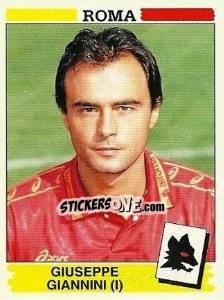 Sticker Giuseppe Giannini - Calciatori 1994-1995 n. 318 - Panini