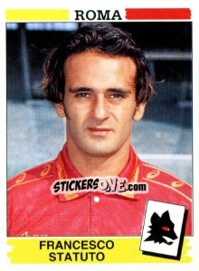 Sticker Francesco Statuto - Calciatori 1994-1995 - Panini