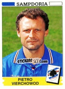 Sticker Pietro Vierchowod - Calciatori 1994-1995 n. 329 - Panini