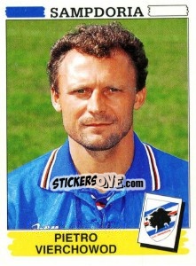 Figurina Pietro Vierchowod - Calciatori 1994-1995 - Panini