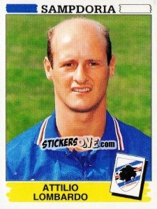 Sticker Attilio Lombardo - Calciatori 1994-1995 - Panini