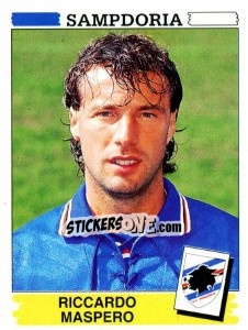 Sticker Riccardo Maspero - Calciatori 1994-1995 - Panini