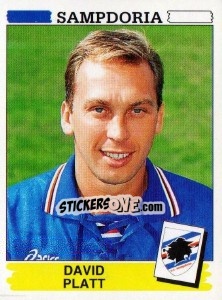 Figurina Danvid Platt - Calciatori 1994-1995 - Panini