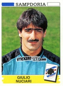 Sticker Giulio Nuciari - Calciatori 1994-1995 - Panini