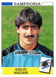 Cromo Giulio Nuciari - Calciatori 1994-1995 n. 336 - Panini