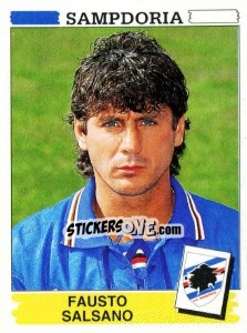 Sticker Fausto Salsano - Calciatori 1994-1995 n. 340 - Panini