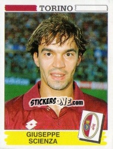 Sticker Giuseppe Scienza - Calciatori 1994-1995 - Panini