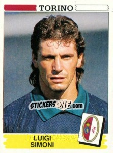 Sticker Luigi Simoni - Calciatori 1994-1995 n. 356 - Panini