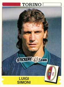 Figurina Luigi Simoni - Calciatori 1994-1995 - Panini