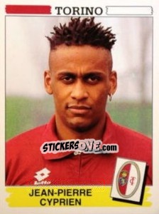 Sticker Jean-Pierre Cyprien - Calciatori 1994-1995 n. 358 - Panini