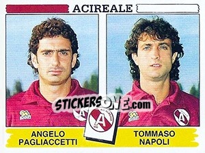 Sticker Pagliaccetti / Napoli - Calciatori 1994-1995 - Panini