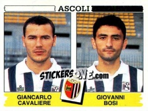 Sticker Giancarlo Cavalieri / Giovanni Bosi - Calciatori 1994-1995 n. 386 - Panini