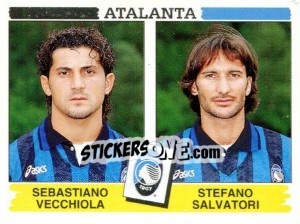 Sticker Sebastiano Vecchiola / Stefano Salvatori - Calciatori 1994-1995 n. 397 - Panini