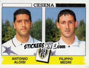 Cromo Antonio Aloisi / Filippo Medri - Calciatori 1994-1995 - Panini