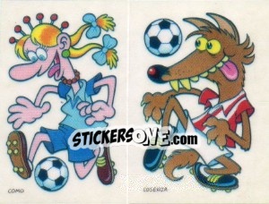 Cromo Mascotte Como / Cosenza - Calciatori 1994-1995 - Panini