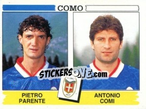 Sticker Pietro Parente / Antonio Comi - Calciatori 1994-1995 n. 422 - Panini