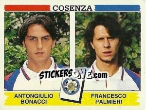 Sticker Antongiulio Bonacci / Francesco Palmieri - Calciatori 1994-1995 n. 436 - Panini