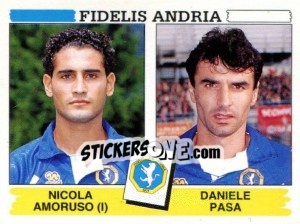 Sticker Nicola Amoruso / Daniele Pasa - Calciatori 1994-1995 - Panini