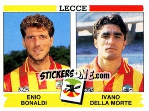 Cromo Enio Bonaldi / Ivano Della Morte - Calciatori 1994-1995 - Panini