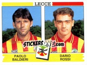 Sticker Paolo Baldieri / Dario Rossi - Calciatori 1994-1995 n. 454 - Panini