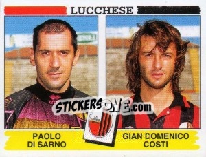 Sticker Paolo Di Sarno / Gian Domenico Costi - Calciatori 1994-1995 n. 459 - Panini