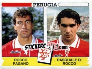 Sticker Rocco Pagano / Pasquale D. Rocco - Calciatori 1994-1995 n. 481 - Panini