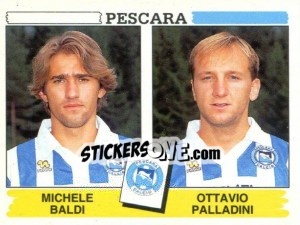 Sticker Michele Baldi / Ottavio Palladini - Calciatori 1994-1995 n. 490 - Panini