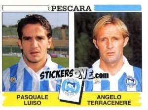 Sticker Pasquale Luiso / Angelo Terracenere - Calciatori 1994-1995 - Panini