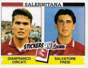 Sticker Gianfranco Circati / Salvatore Fresi - Calciatori 1994-1995 n. 508 - Panini