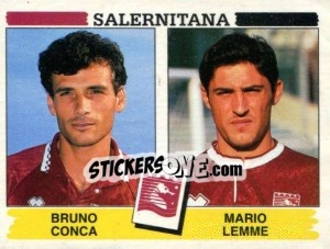 Sticker Bruno Conca / Mario Lemme - Calciatori 1994-1995 n. 512 - Panini