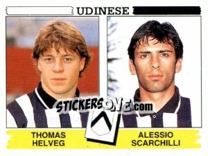 Cromo Thomas Helveg / Alessio Scarchilli - Calciatori 1994-1995 - Panini