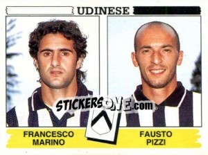 Cromo Francesco Marino / Fausto Pizzi - Calciatori 1994-1995 - Panini