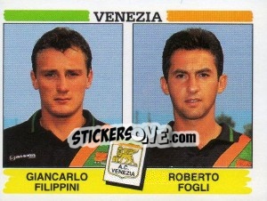 Sticker Giancarlo Filippini / Roberto Fogli - Calciatori 1994-1995 - Panini