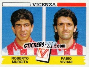 Sticker Roberto Murgita / Fabio Viviani - Calciatori 1994-1995 n. 548 - Panini