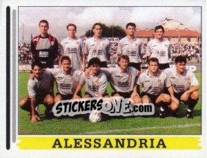 Cromo Squadra Alessandria - Calciatori 1994-1995 - Panini