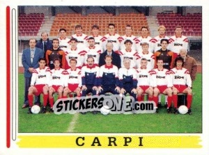 Figurina Squadra Carpi - Calciatori 1994-1995 - Panini