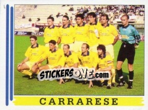 Sticker Squadra Carrarese - Calciatori 1994-1995 - Panini